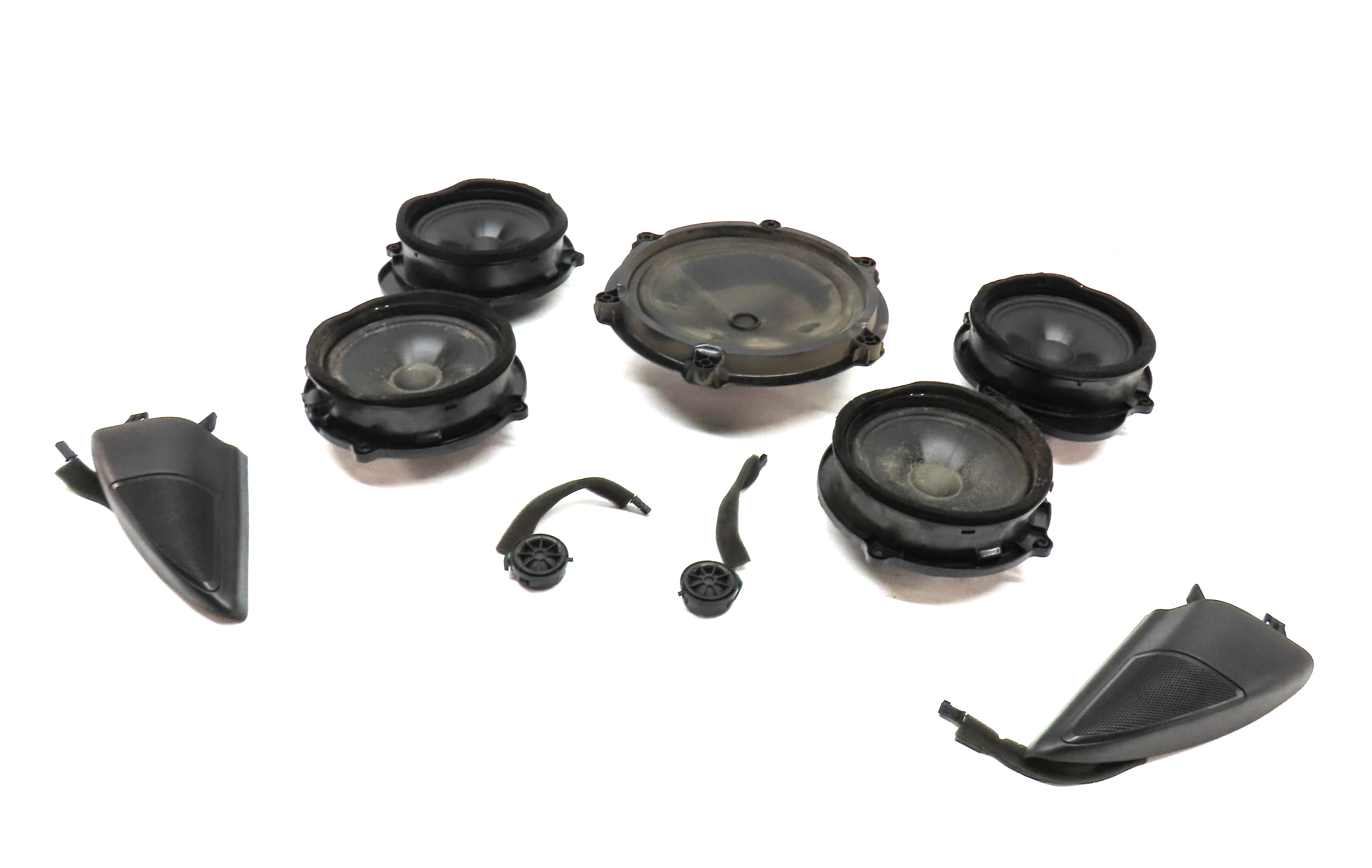 2010 LAND ROVER LR4 (L319) HARMAN KARDON RADIO STEREO SOUND SYSTEM SPEAKER SET/9 — exact item pictured
